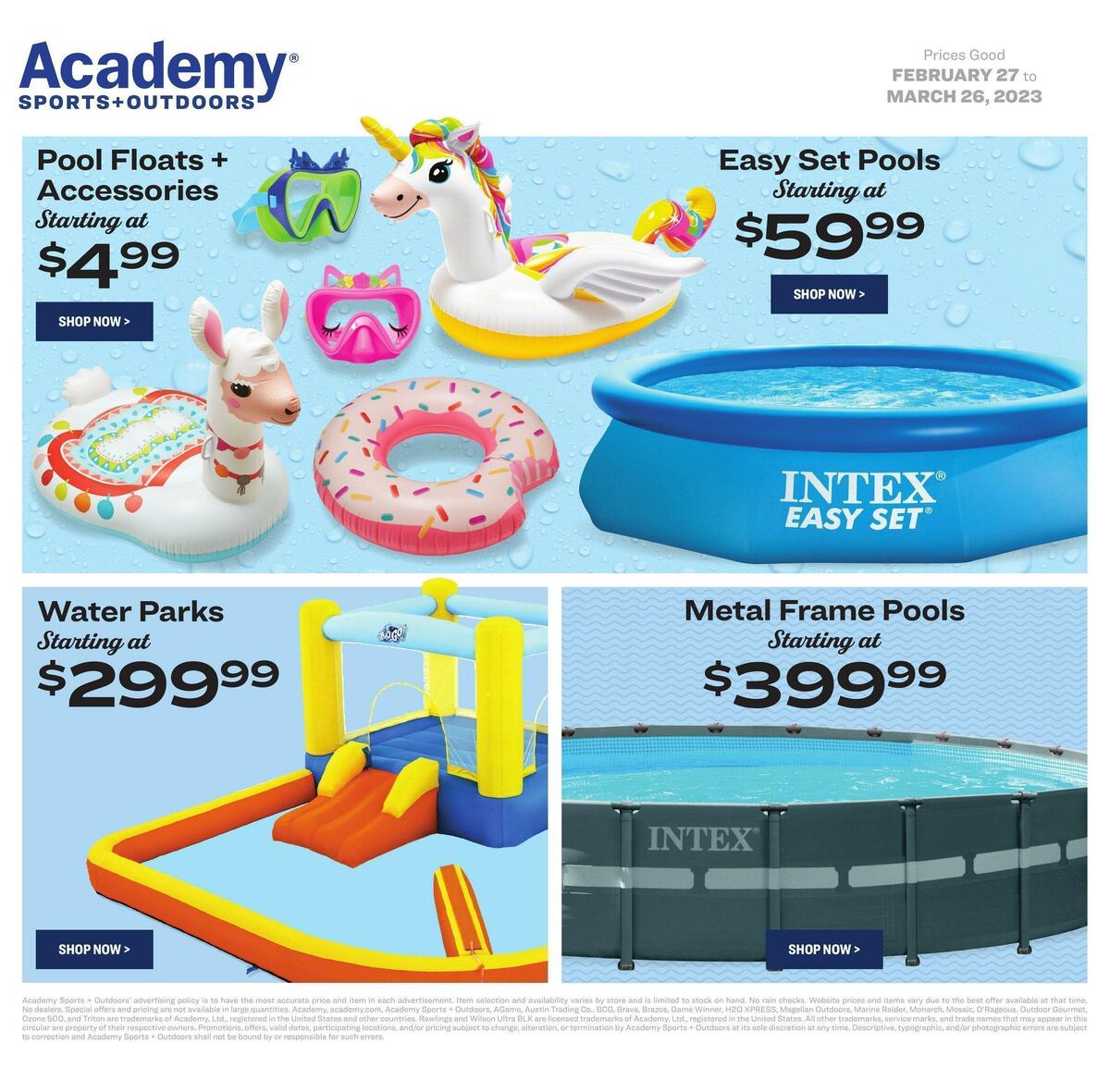 Academy Sports + Outdoors Weekly Ad from February 27