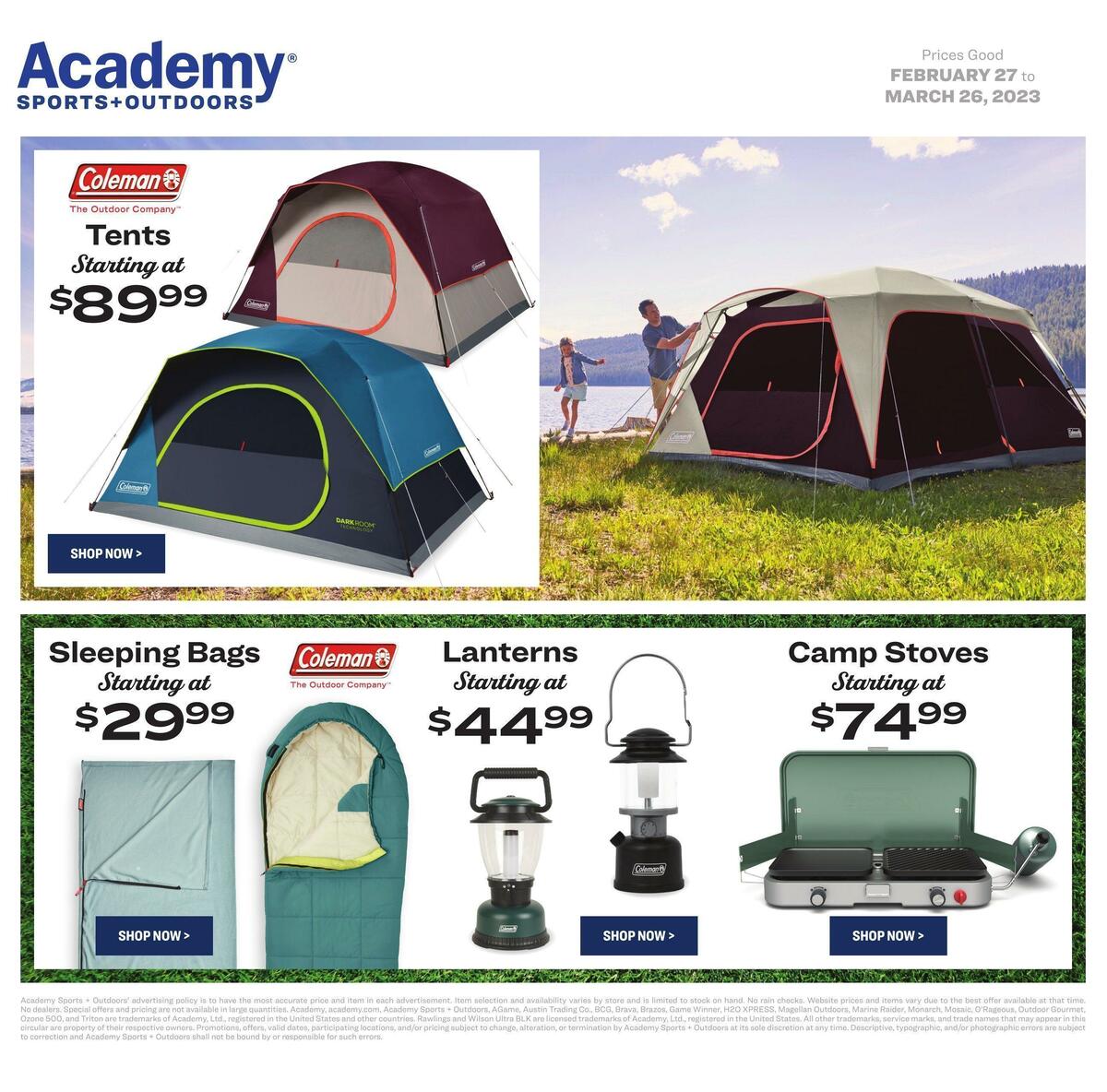 Academy Sports + Outdoors Outdoor Ad Weekly Ad from February 27