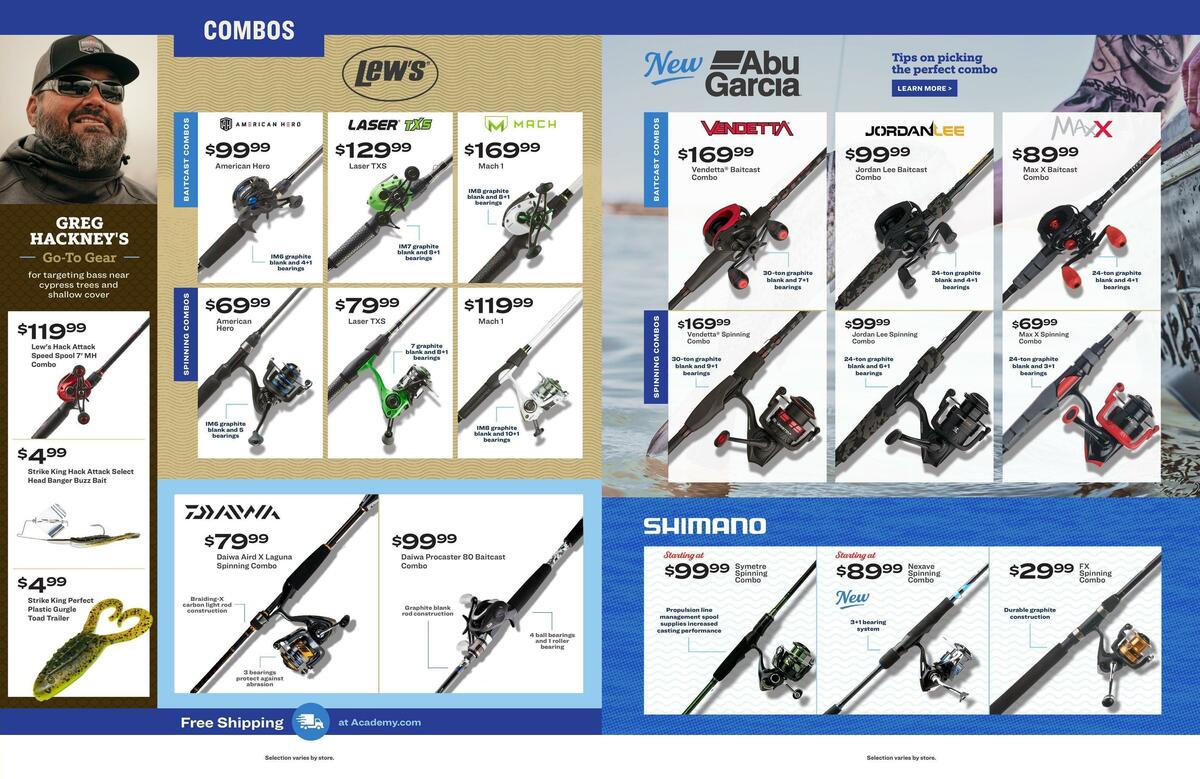 Academy Sports + Outdoors Fishing Gear Guide Weekly Ad from February 27