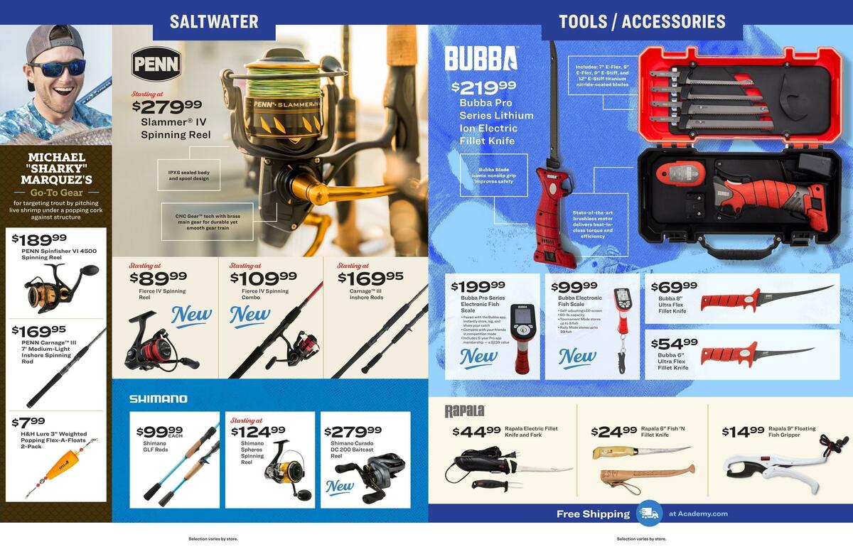 Academy Sports + Outdoors Fishing Gear Guide Weekly Ad from February 27