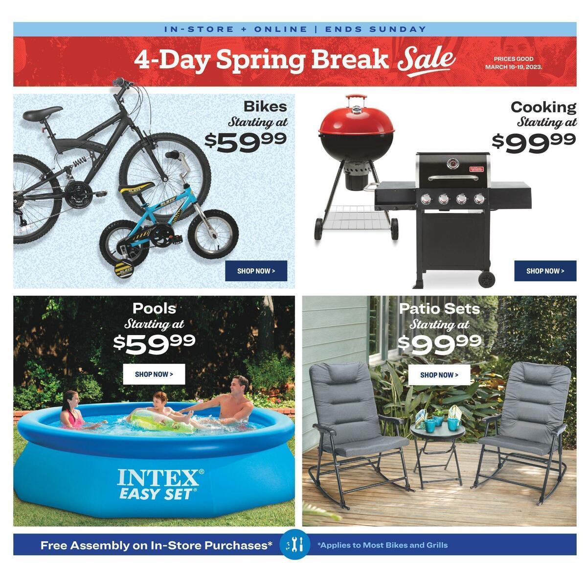 Academy Sports + Outdoors 4-Day Sale Weekly Ad from March 16