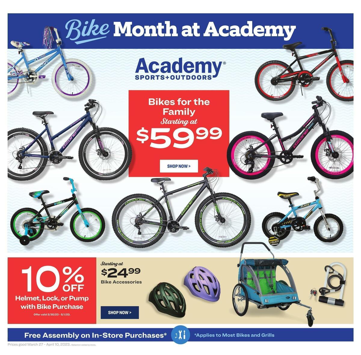 Academy Sports + Outdoors Weekly Ad from March 27