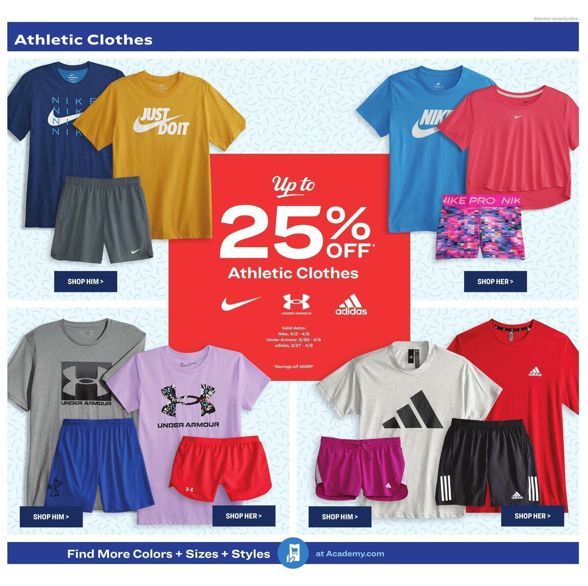 Academy Sports + Outdoors Weekly Ad from March 27