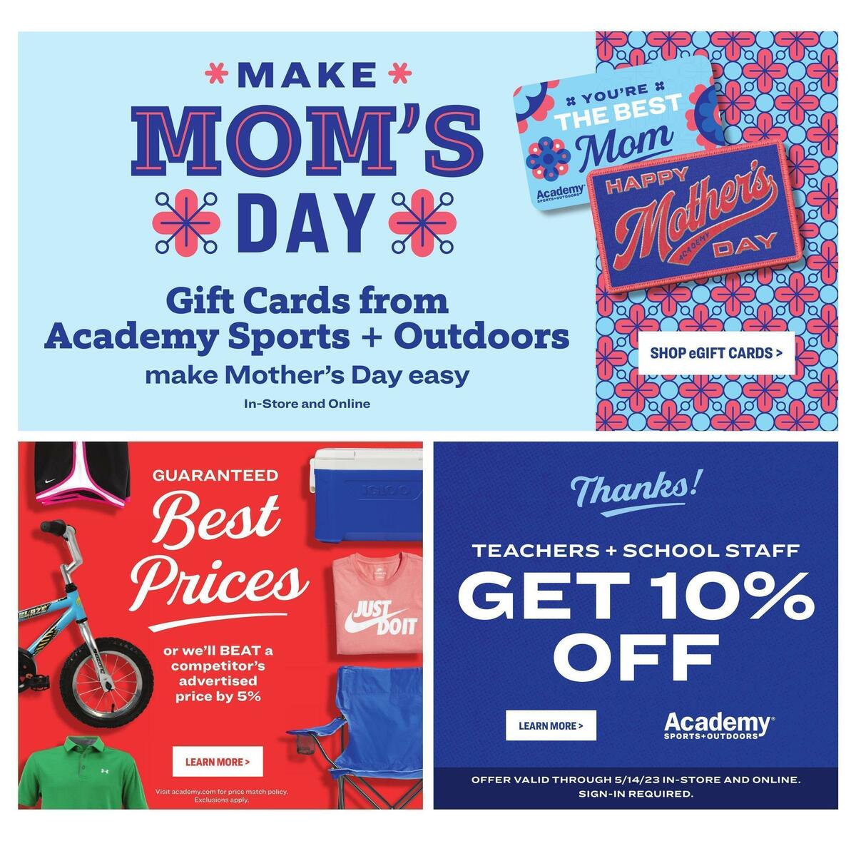 Academy Sports + Outdoors Weekly Ad from May 1