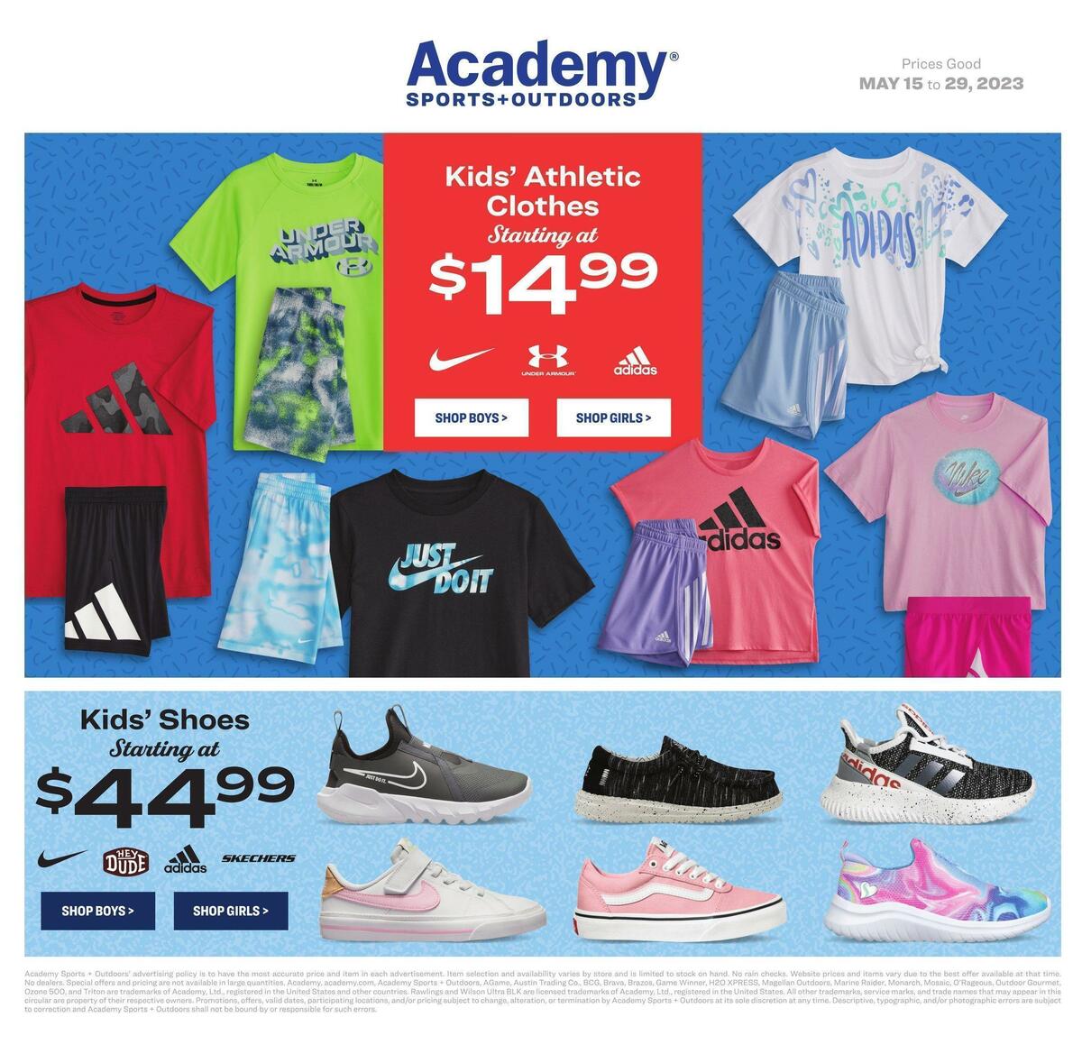 Academy Sports + Outdoors Weekly Ad from May 15