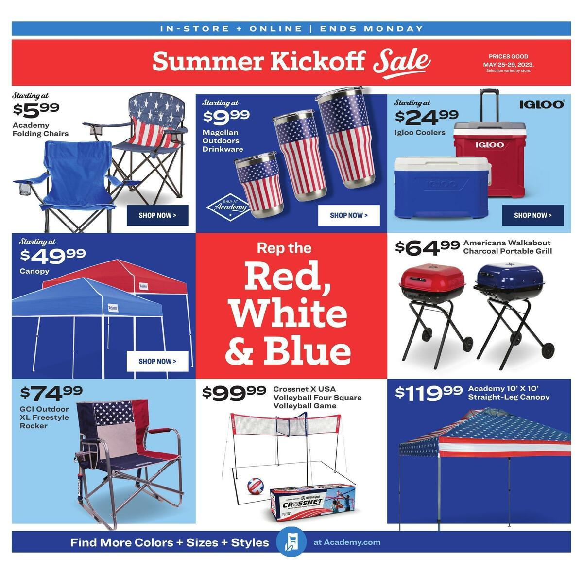 Academy Sports + Outdoors Summer Kickoff Sale Weekly Ad from May 25