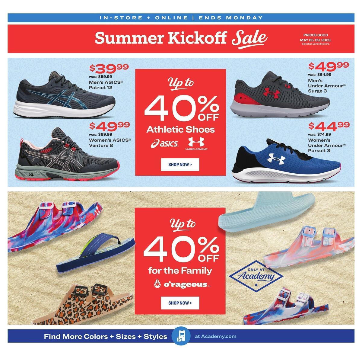 Academy Sports + Outdoors Summer Kickoff Sale Weekly Ad from May 25