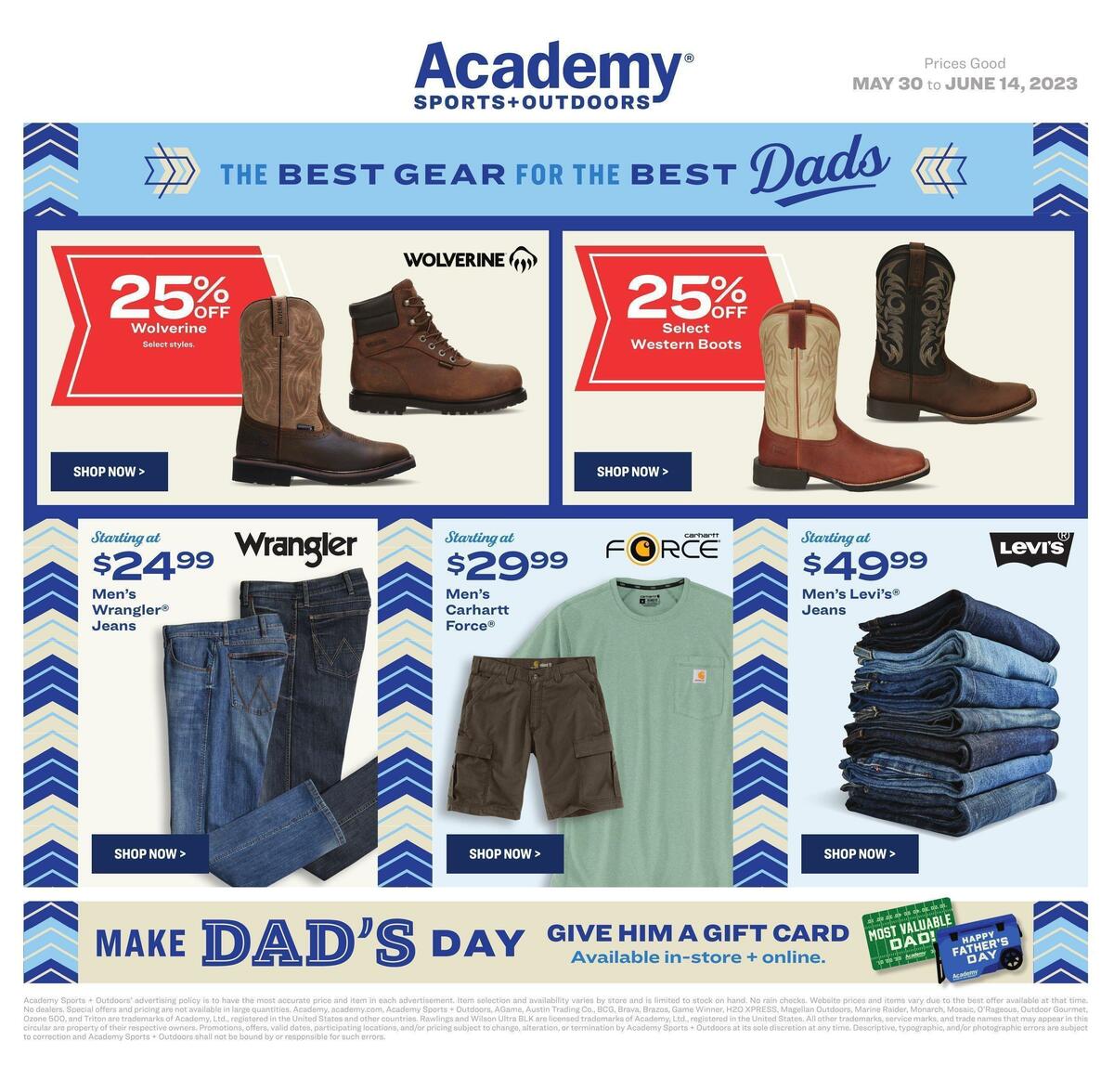 Academy Sports + Outdoors Outdoor Ad Weekly Ad from May 30