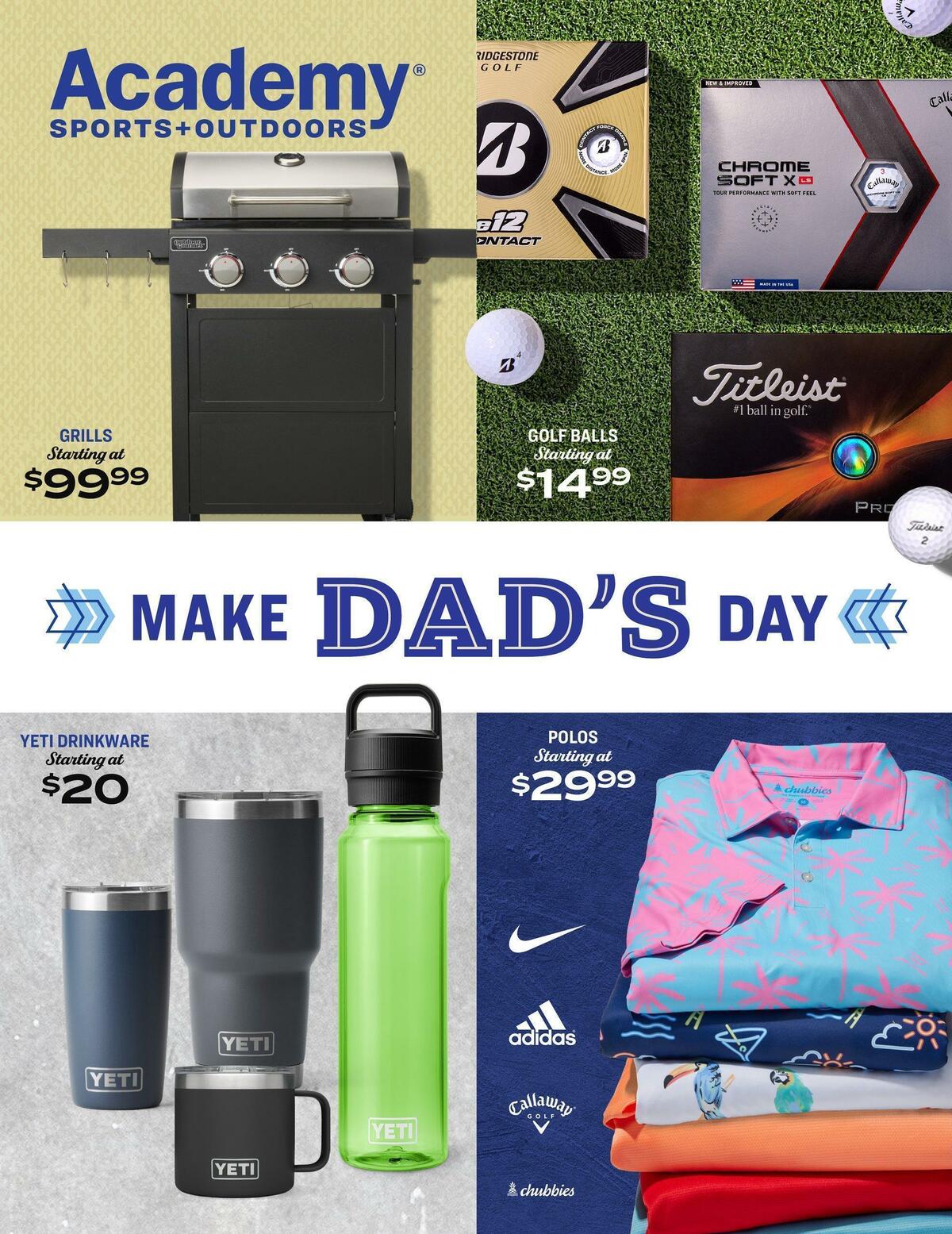 Academy Sports + Outdoors Father's Day Guide Weekly Ad from May 30