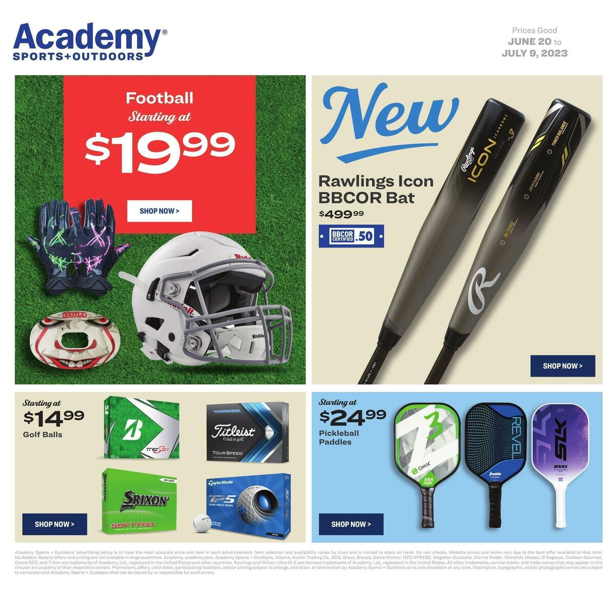Academy Sports + Outdoors Weekly Ad from June 20