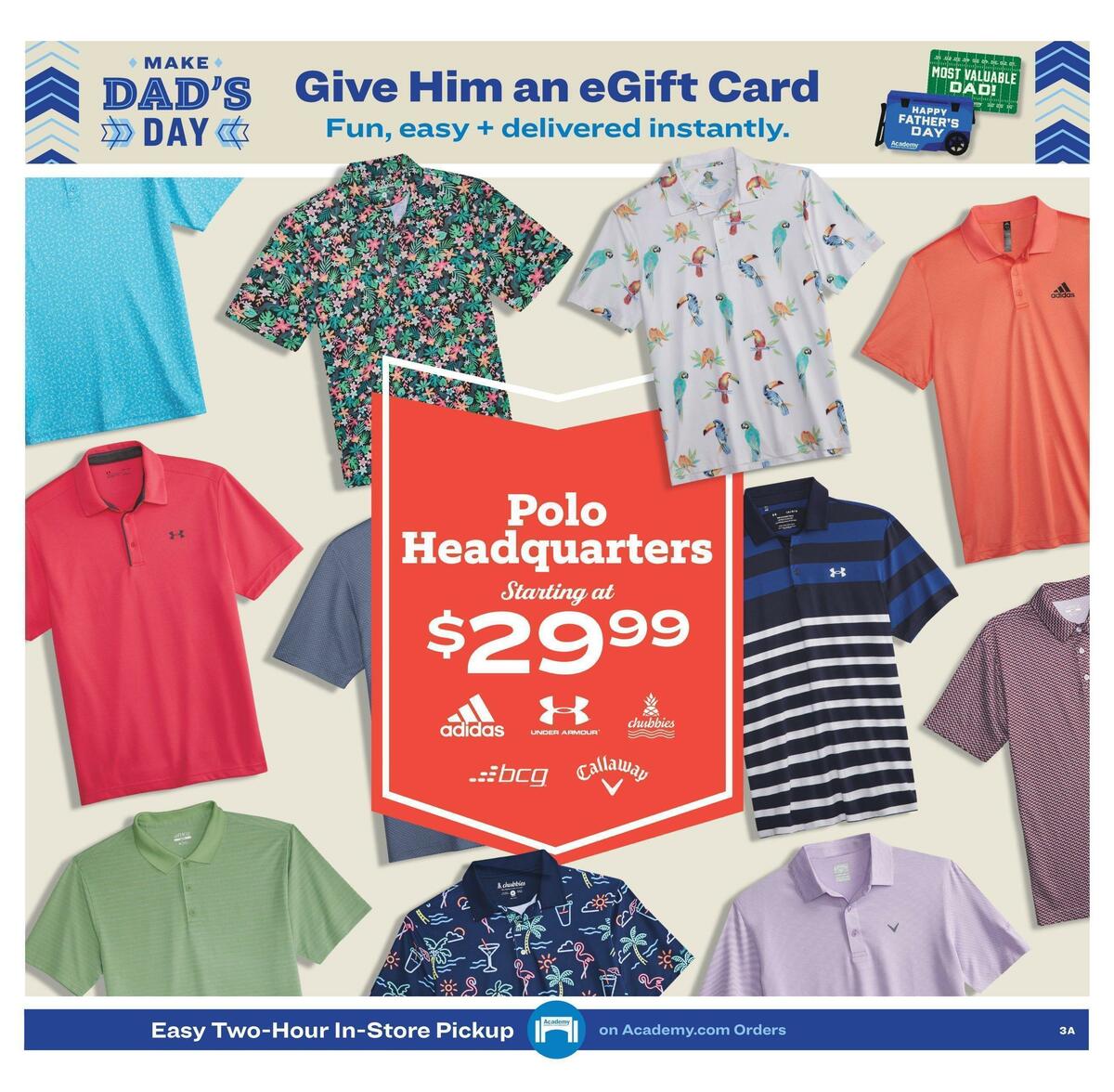 Academy Sports + Outdoors Dad's Day Sale Weekly Ad from June 15