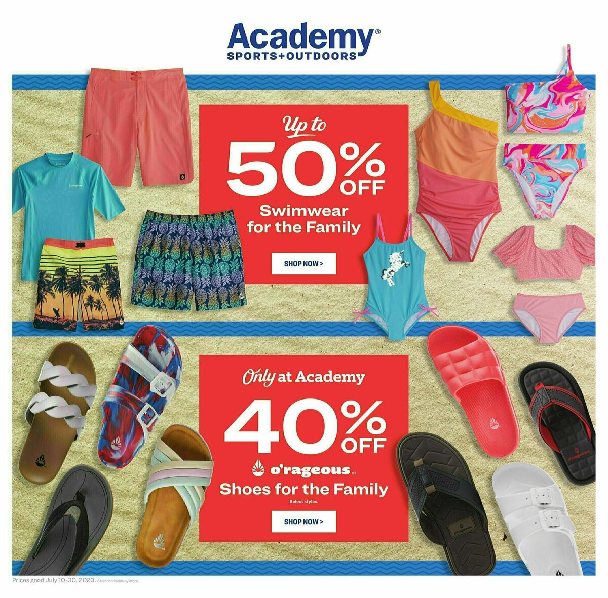 Academy Sports + Outdoors Outdoor Weekly Ad from July 10
