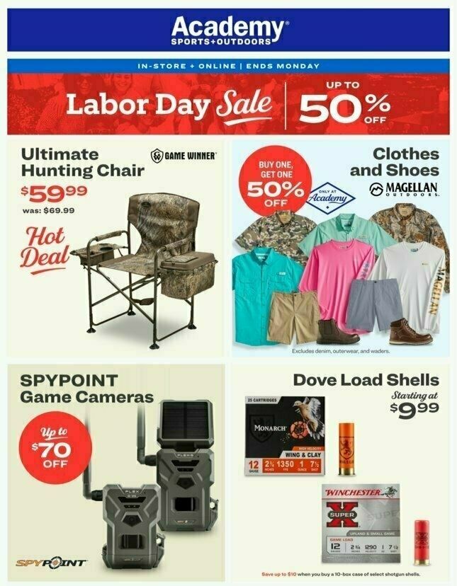 Academy Sports + Outdoors Weekly Ad from August 31