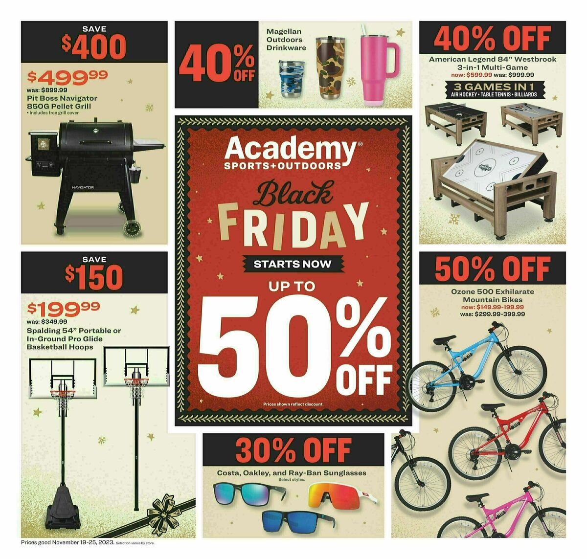 Academy Sports + Outdoors WEEKLONG BLACK FRIDAY DEALS Weekly Ad from November 19