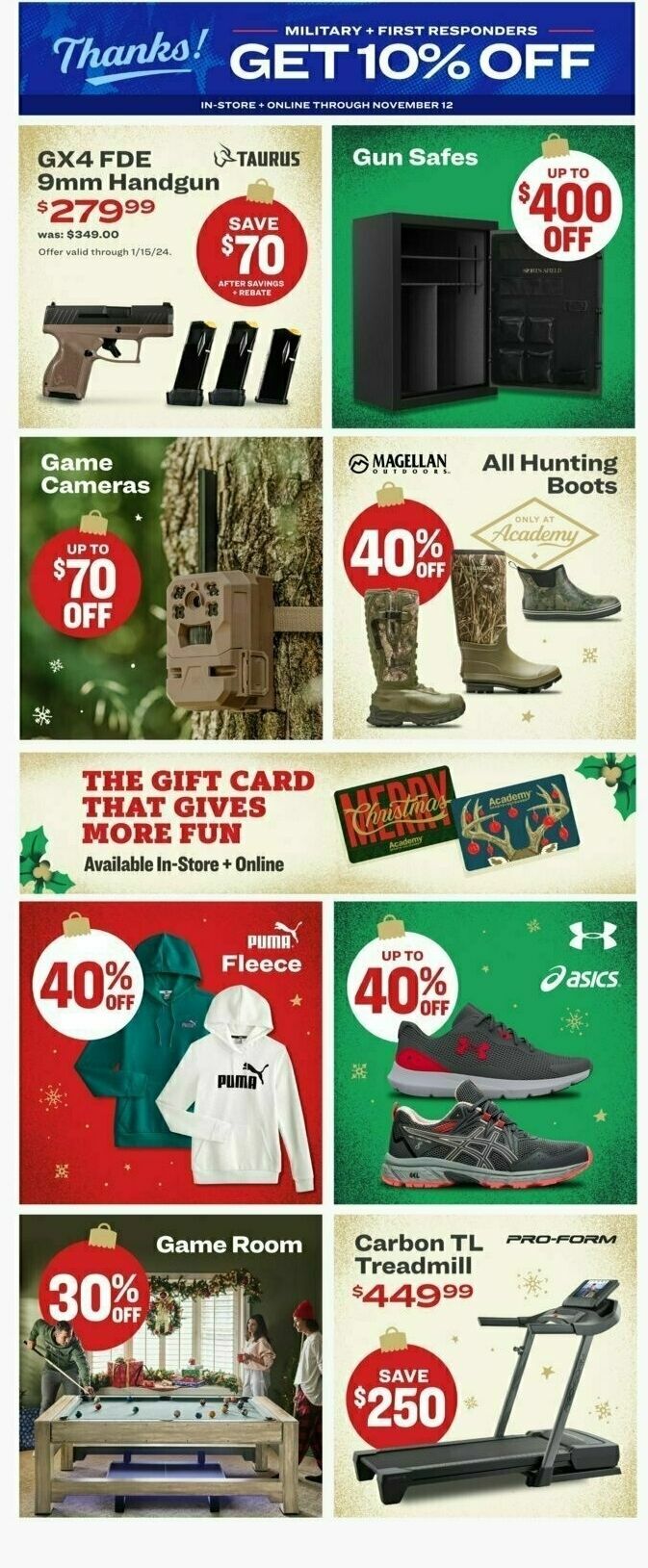 Academy Sports + Outdoors Weekly Ad from November 9