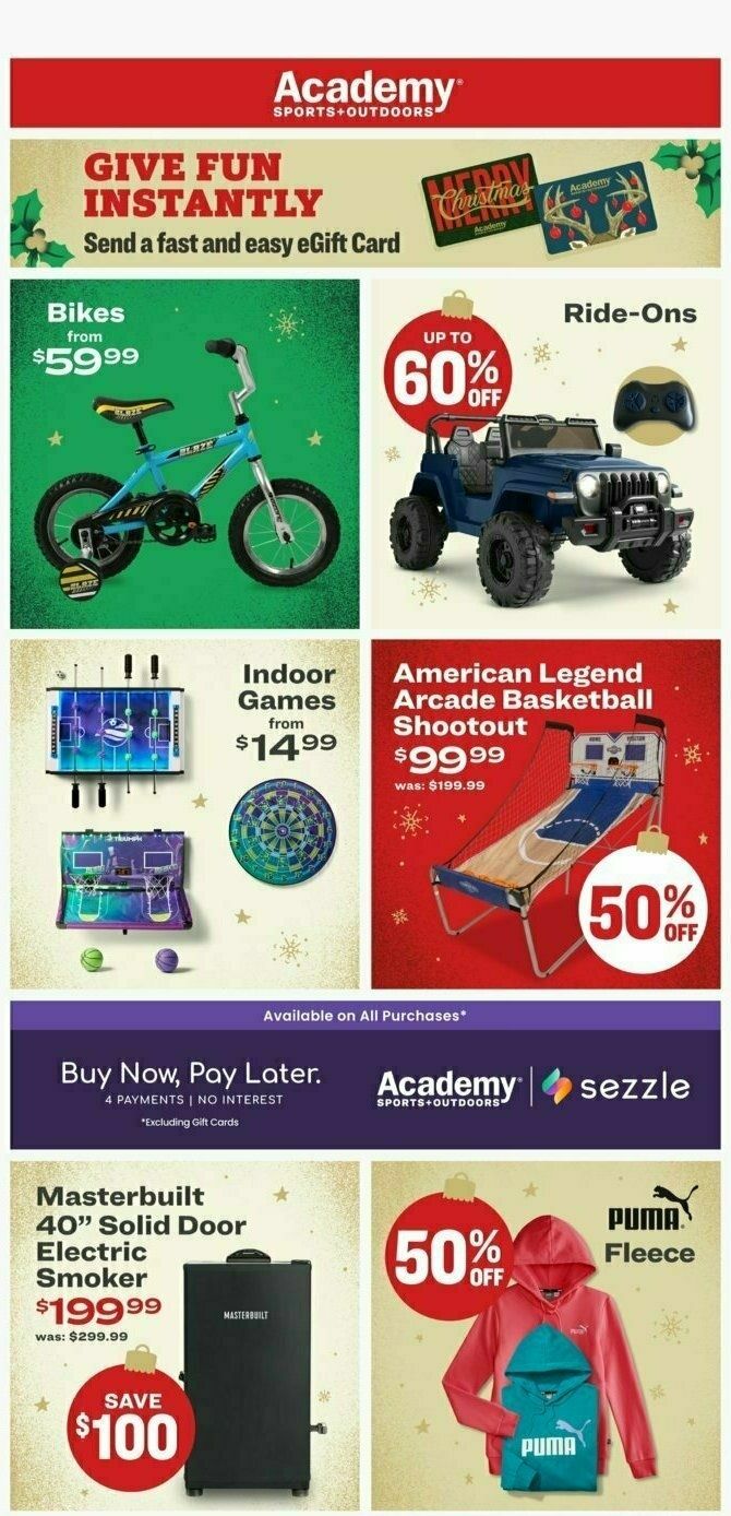 Academy Sports + Outdoors Weekly Ad from December 11