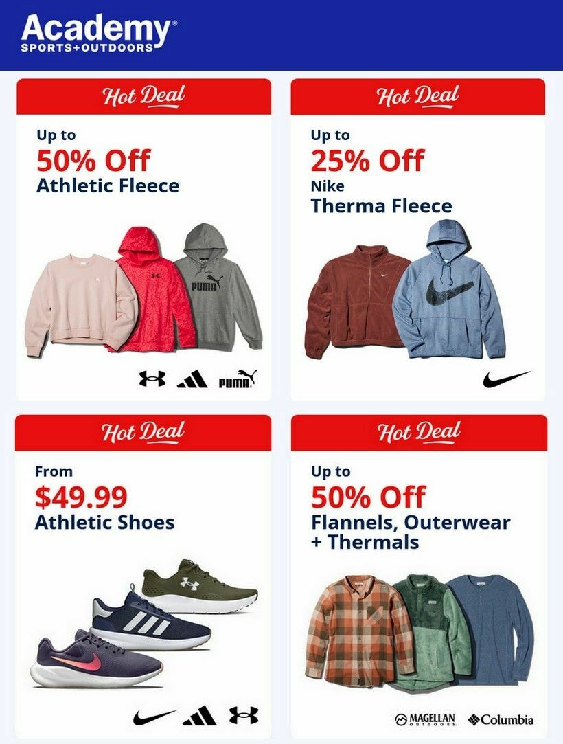 Academy Sports + Outdoors Weekly Ad from February 12