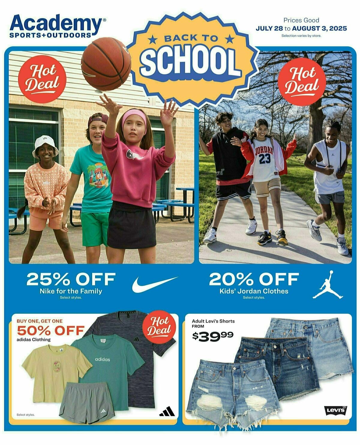 Academy Sports + Outdoors Weekly Ad from July 28