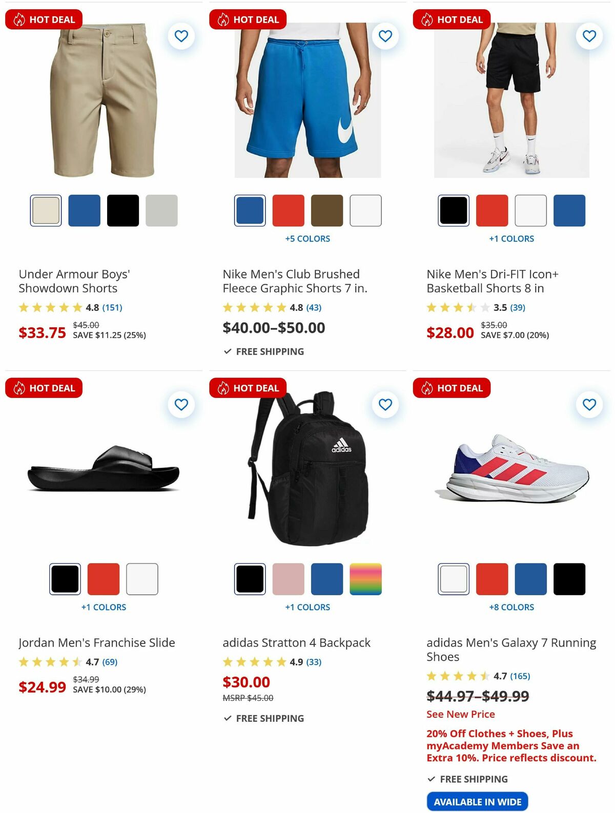 Academy Sports + Outdoors Weekly Ad from August 6