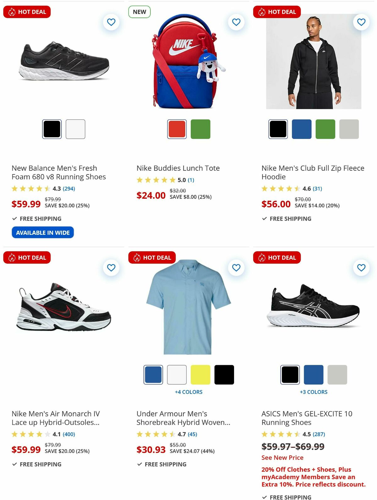 Academy Sports + Outdoors Weekly Ad from August 6