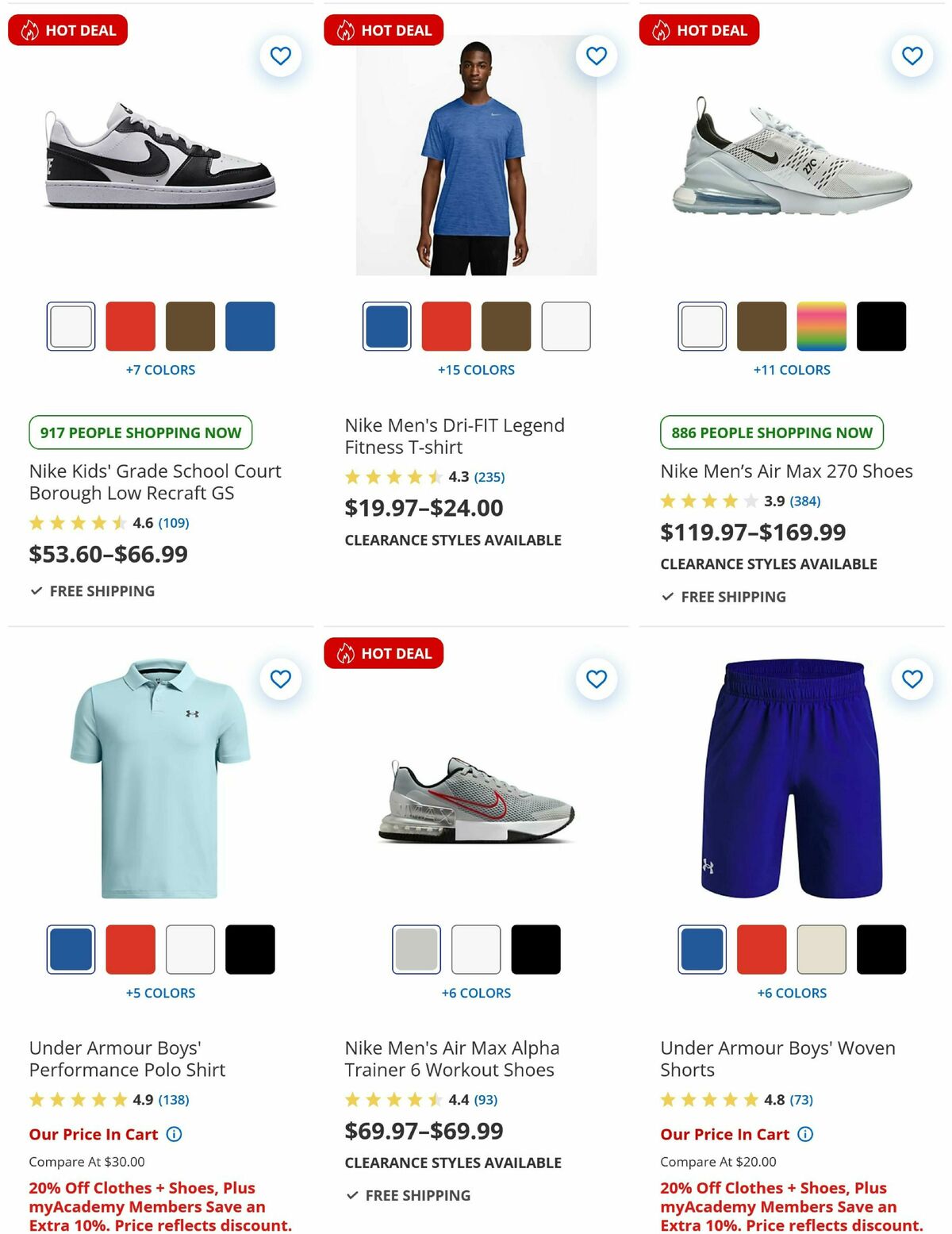 Academy Sports + Outdoors Weekly Ad from August 6