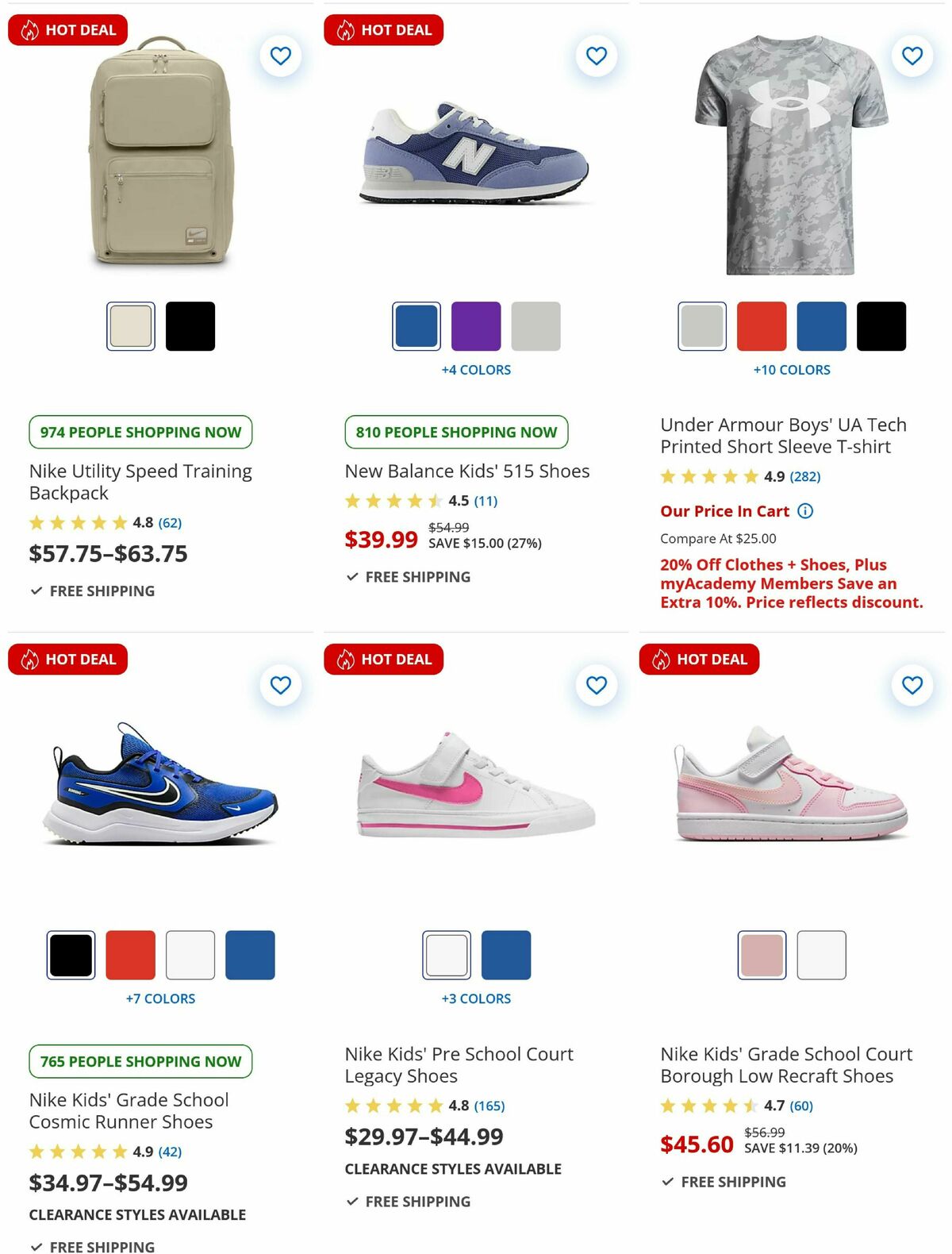 Academy Sports + Outdoors Weekly Ad from August 6