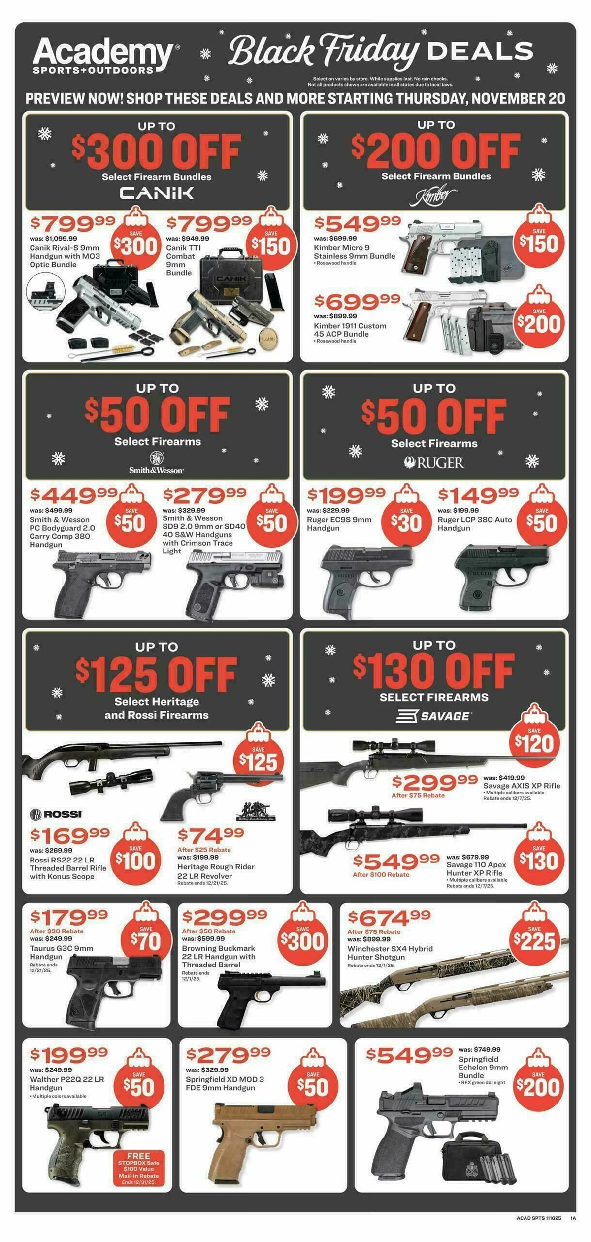 Academy Sports + Outdoors Weekly Ad from November 6