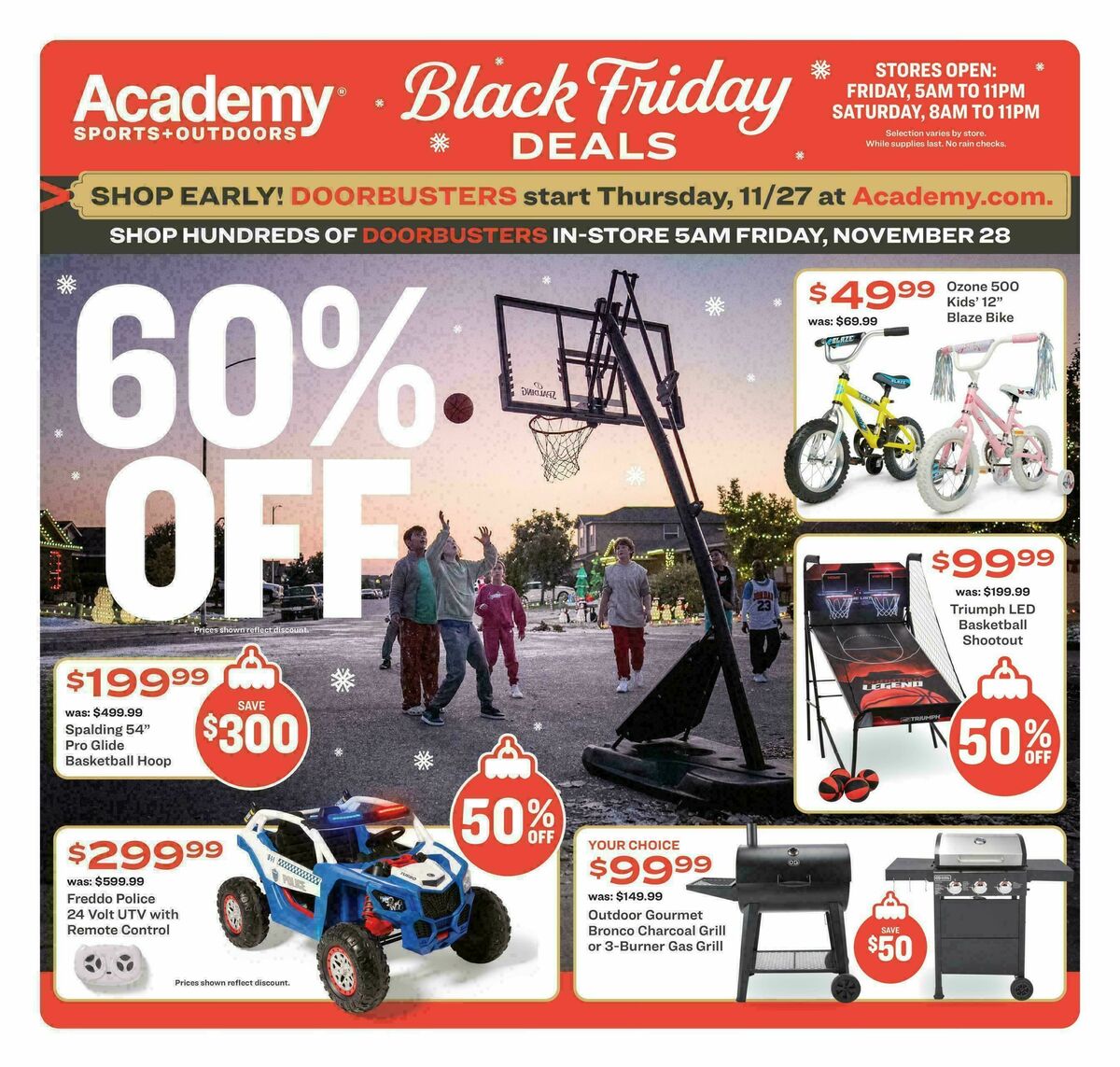 Academy Sports + Outdoors Weekly Ad from November 27