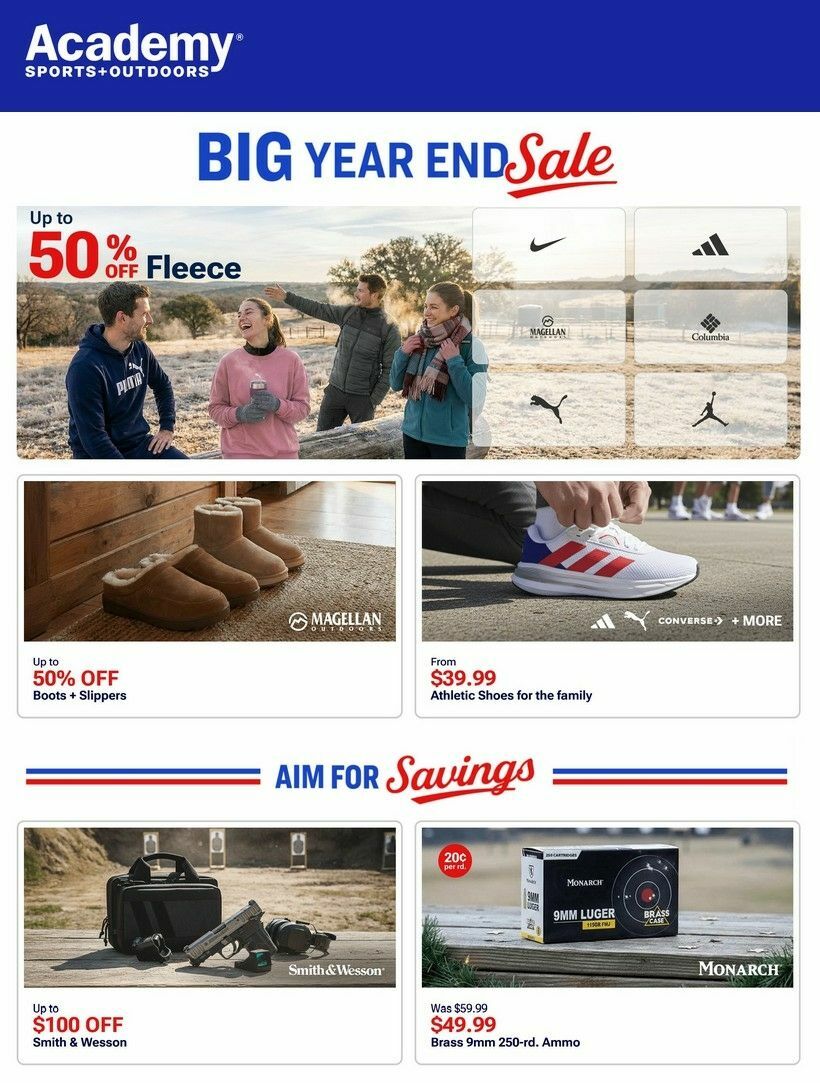Academy Sports + Outdoors Weekly Ad from December 25