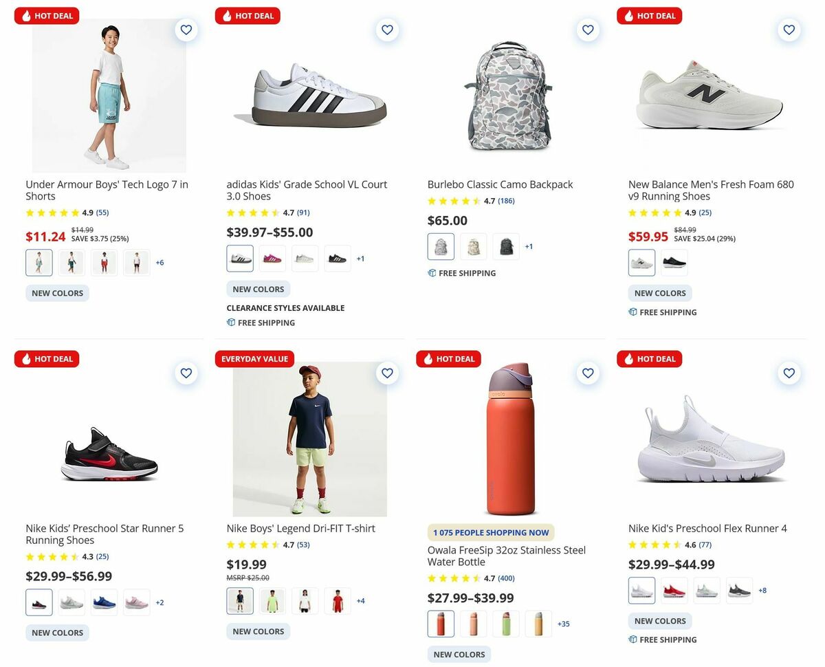 Academy Sports + Outdoors Weekly Ad from August 11