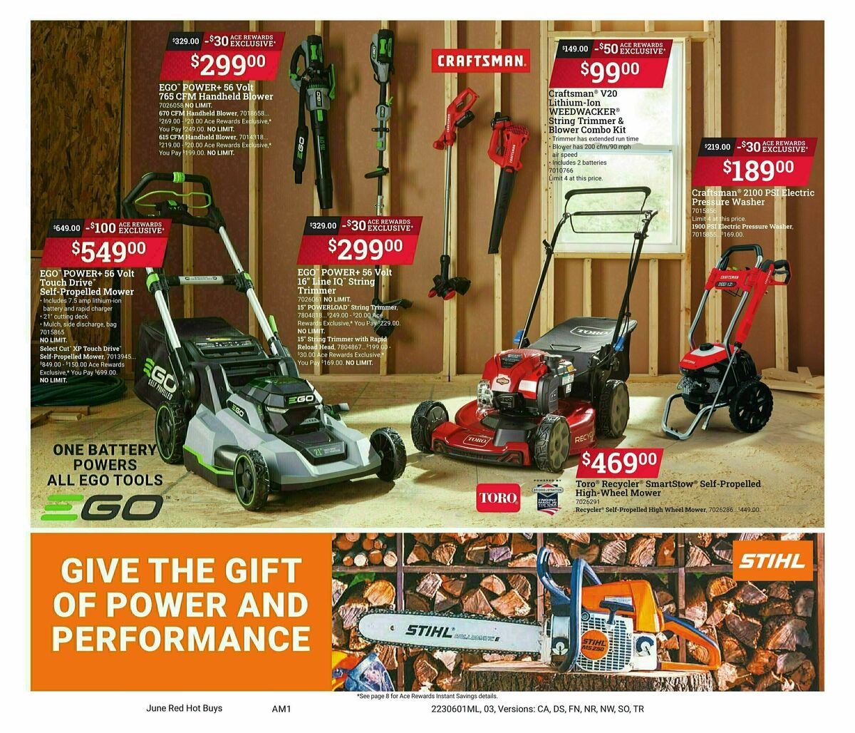 Ace Hardware Weekly Ad from June 1