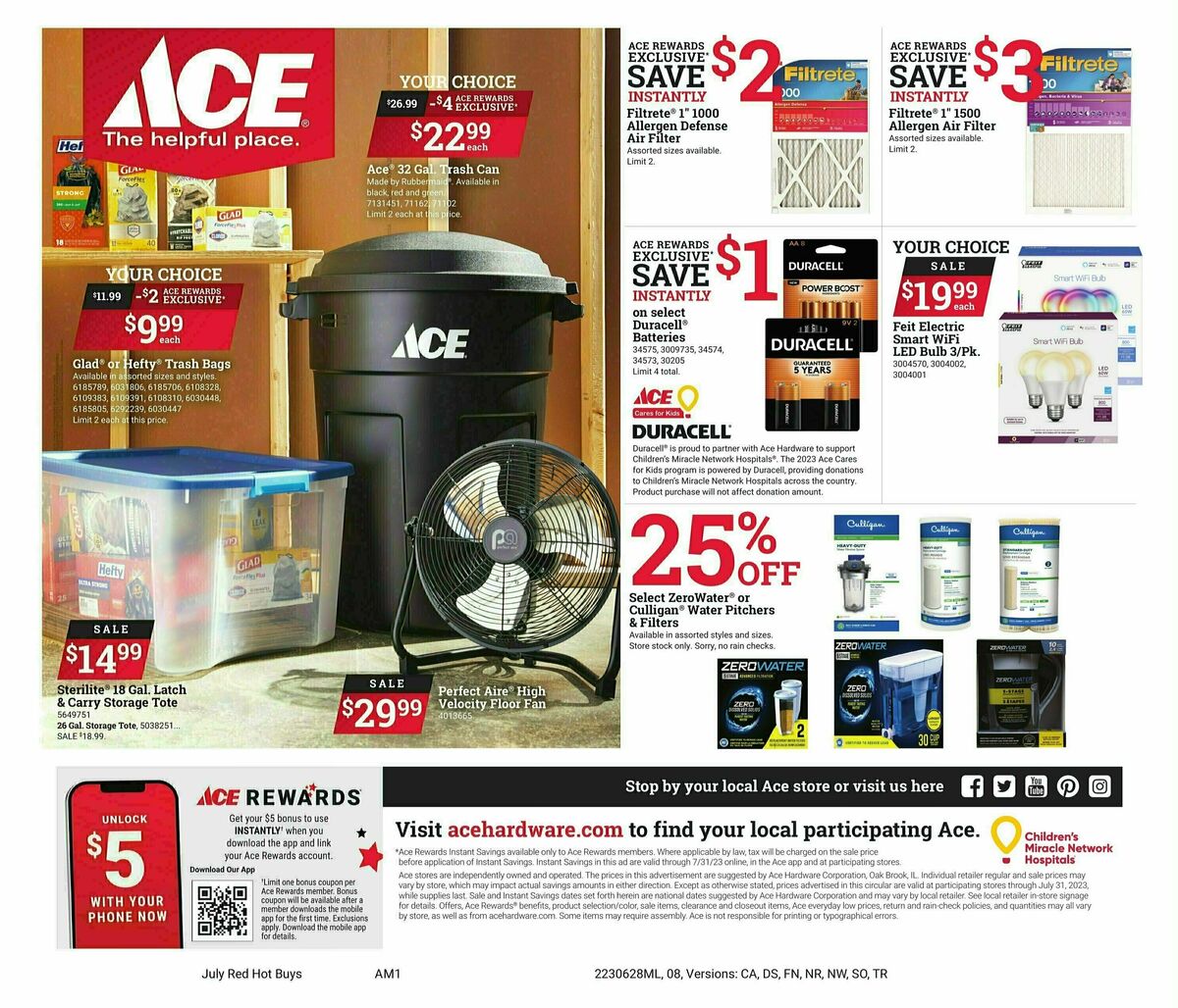 Ace Hardware Red Hot Buys Weekly Ad from June 28