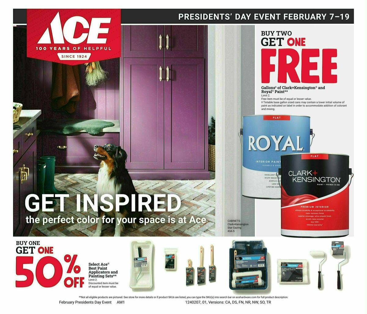 Ace Hardware Presidents' Day Sale Weekly Ad from February 7