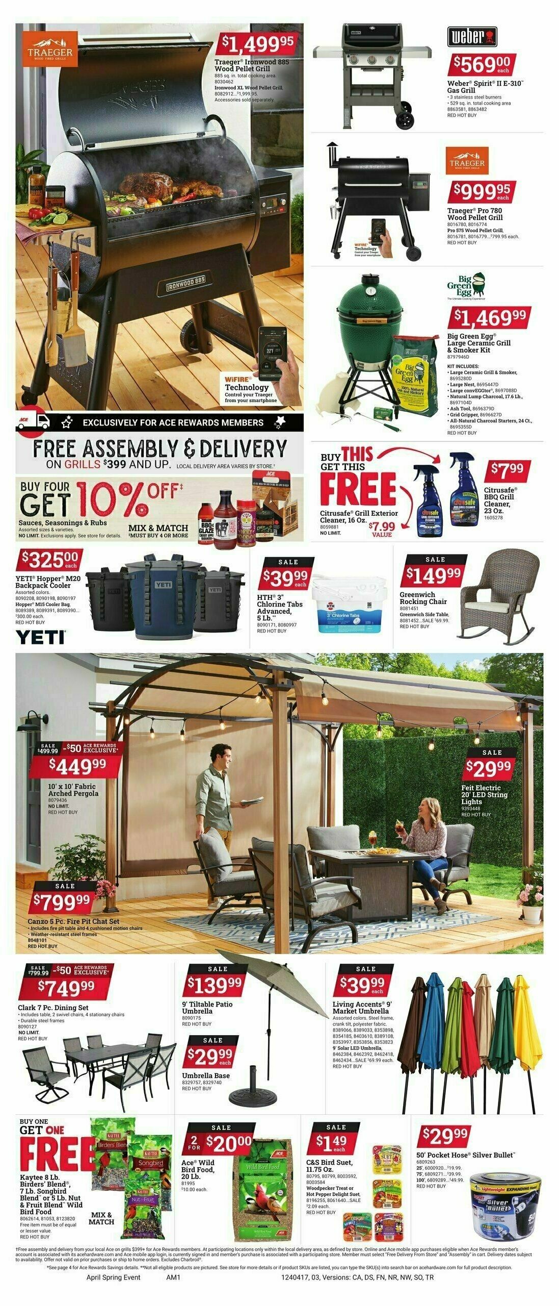 Ace Hardware April Spring Event Weekly Ad from April 17
