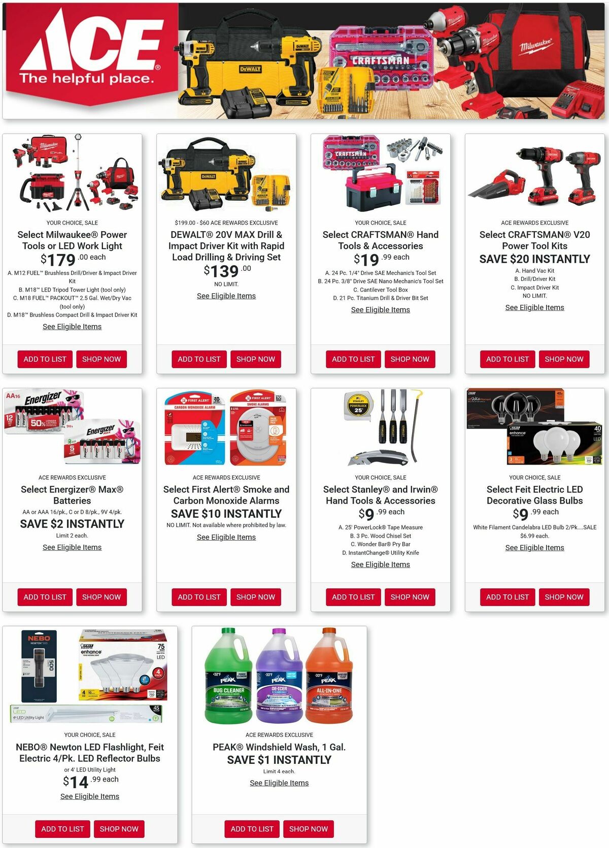 Ace Hardware Weekly Ad from December 26