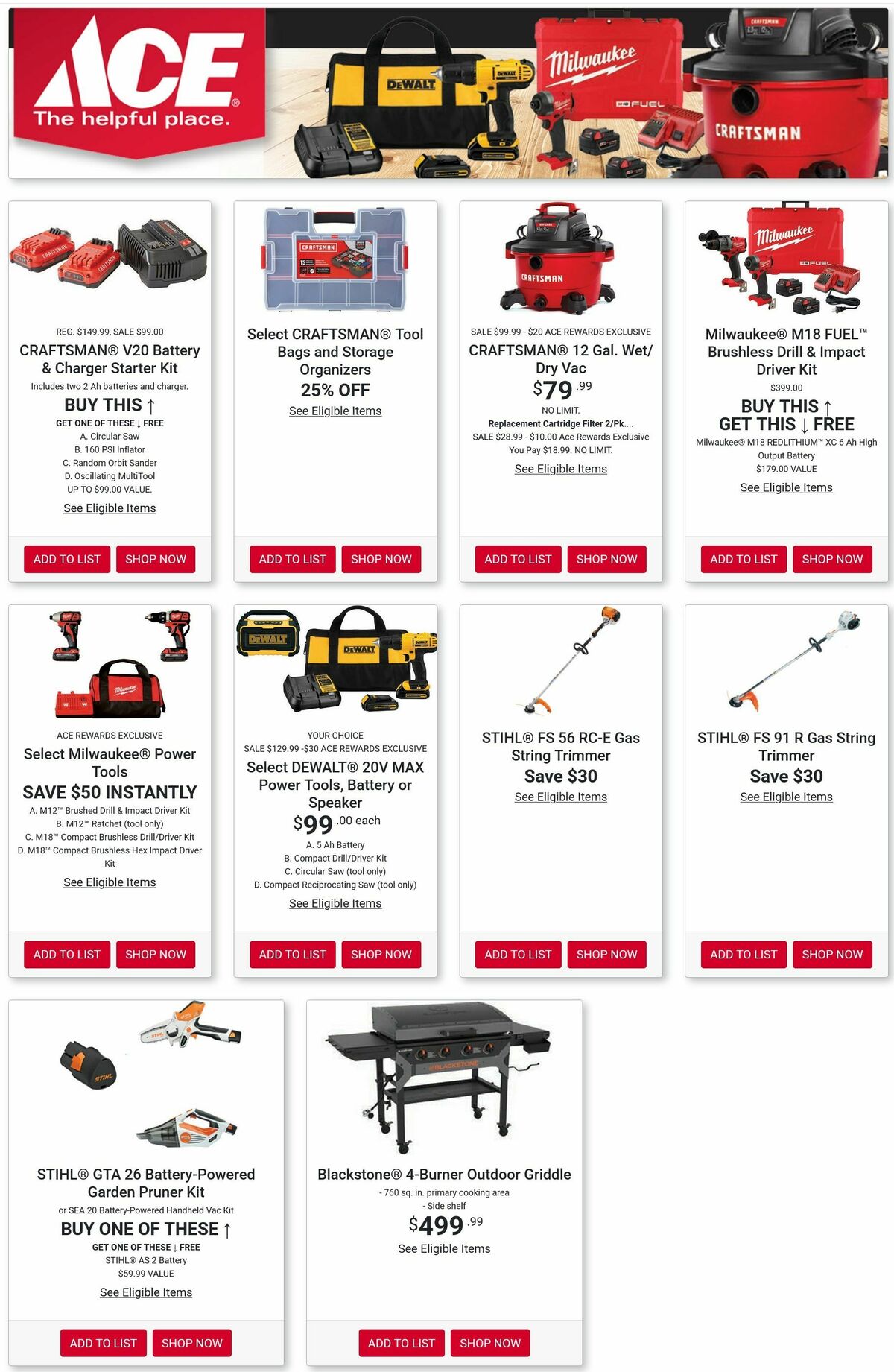 Ace Hardware Weekly Ad from February 1