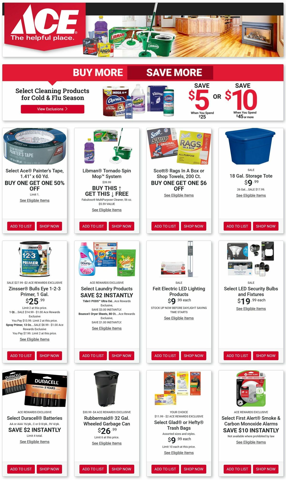 Ace Hardware Weekly Ad from February 1