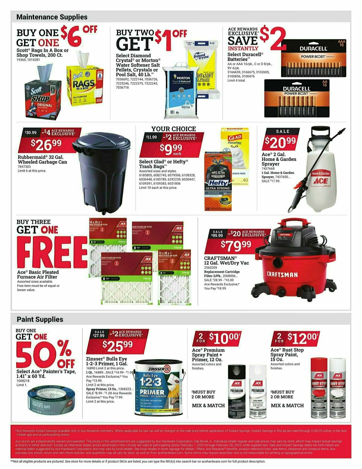 Ace Hardware Weekly Ad from February 1