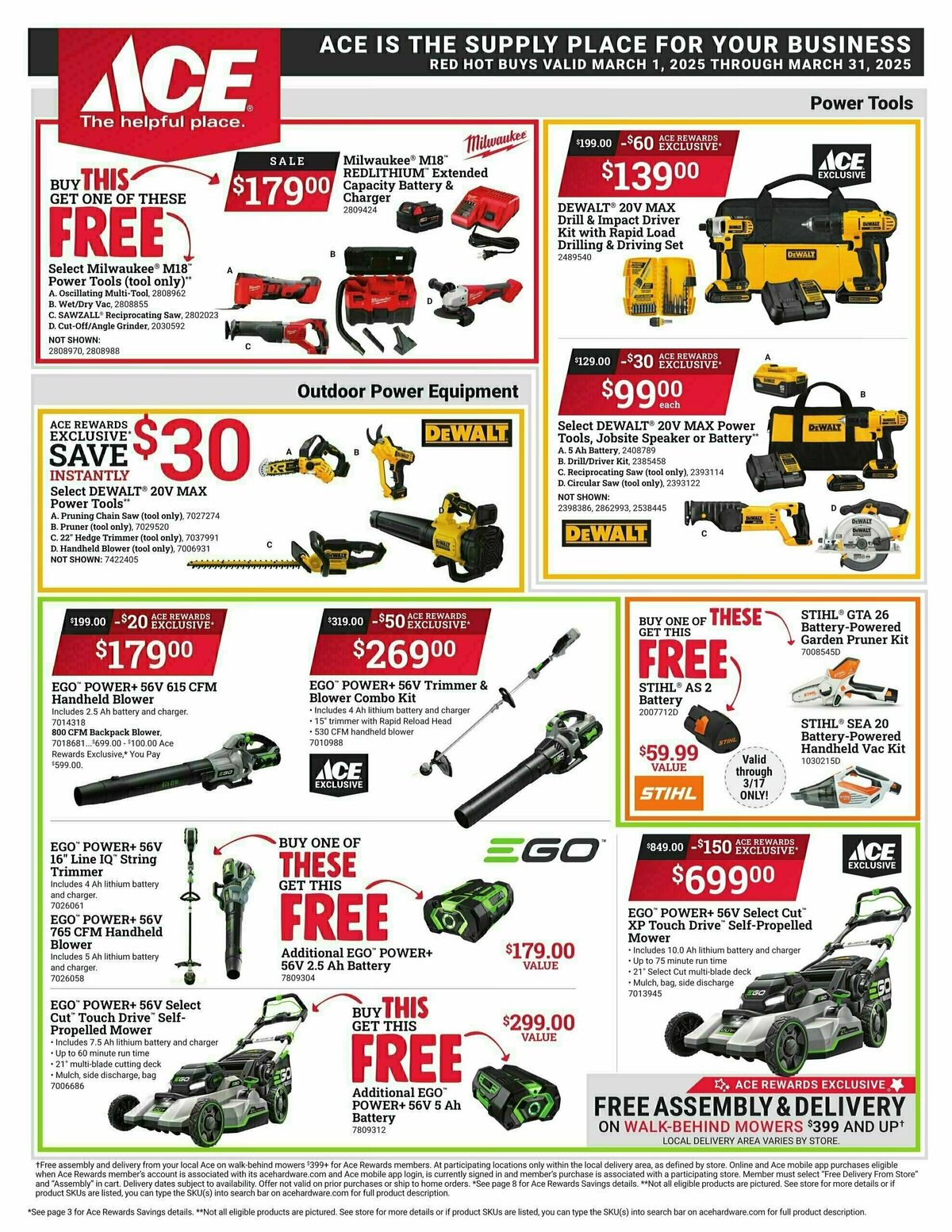 Ace Hardware Weekly Ad from March 1