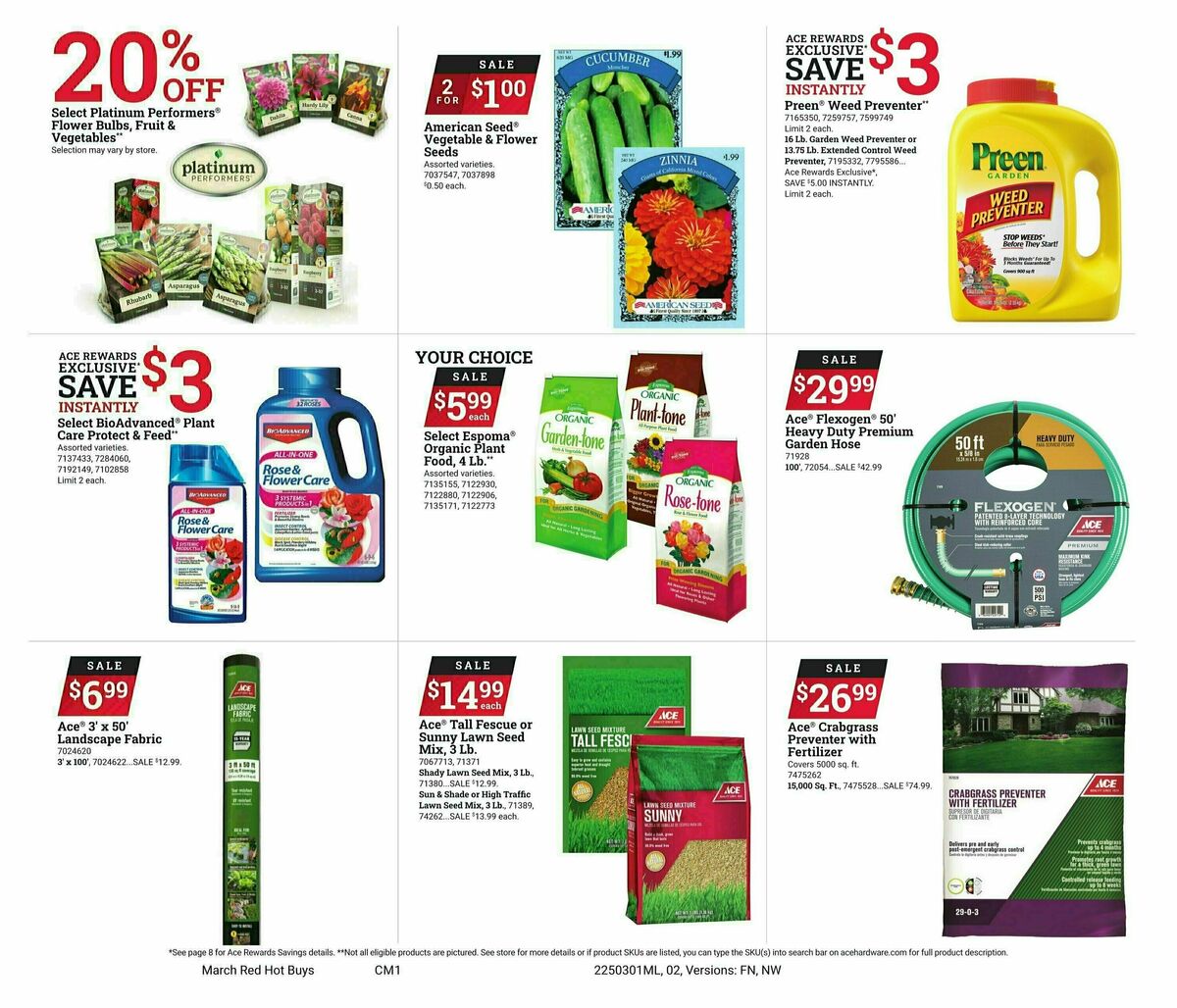 Ace Hardware Weekly Ad from March 1