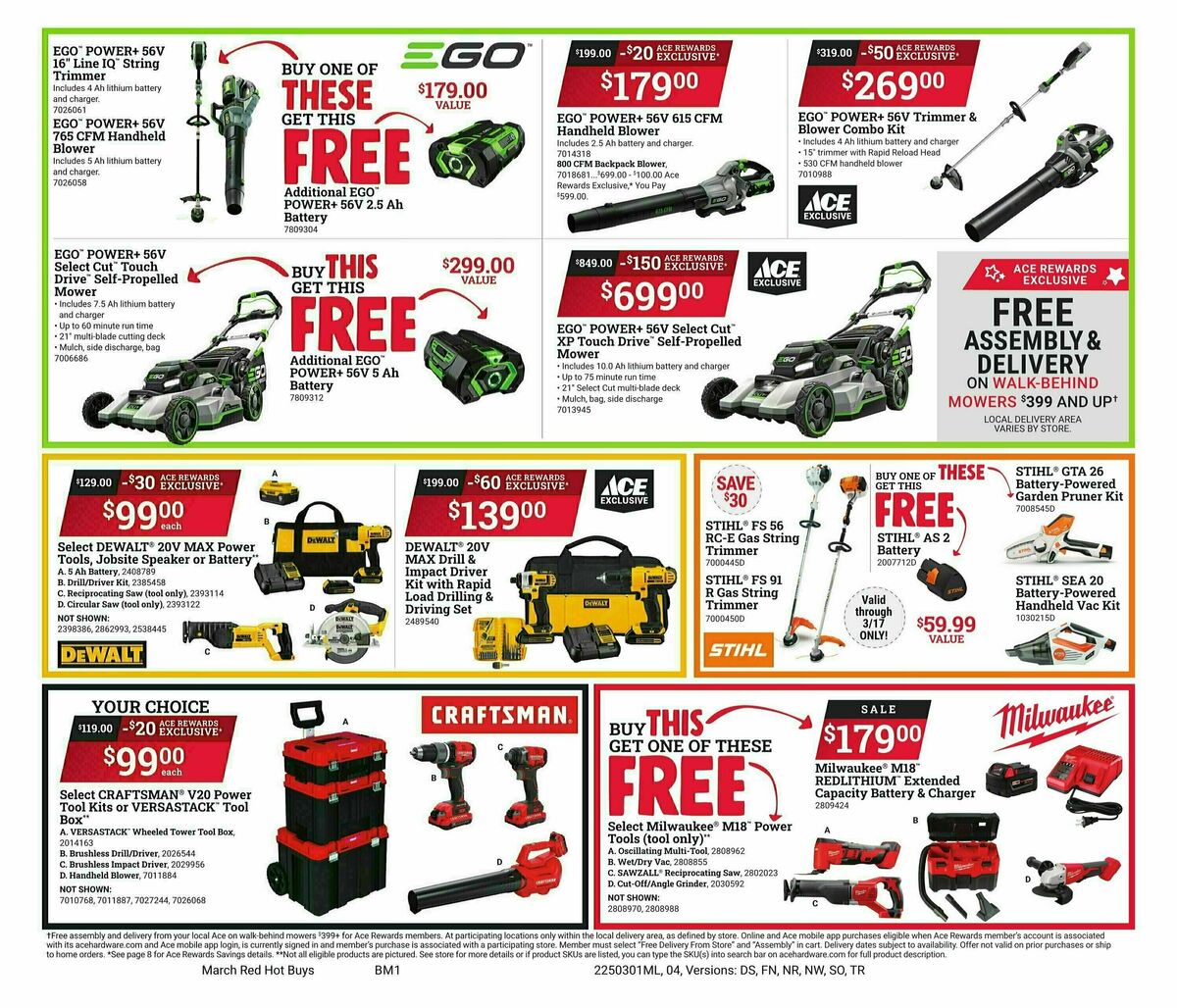 Ace Hardware Weekly Ad from March 1