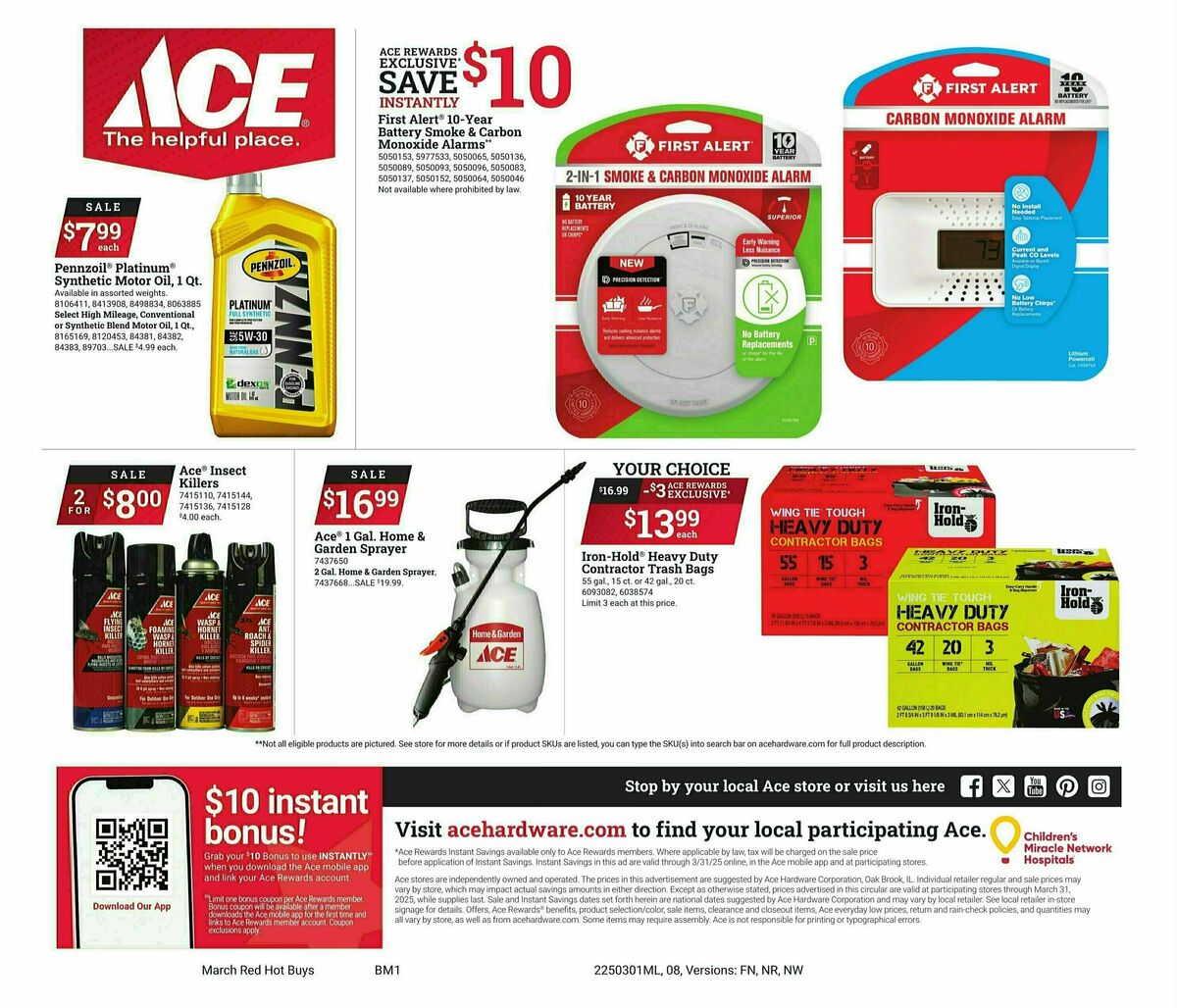 Ace Hardware Weekly Ad from March 1
