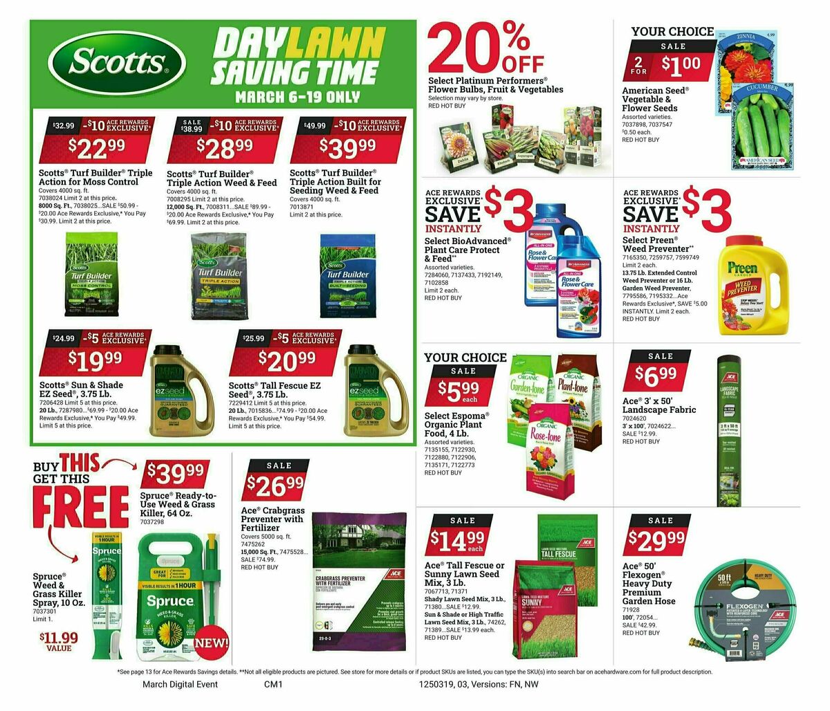 Ace Hardware Weekly Ad from March 19