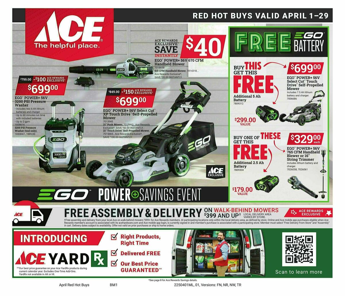 Ace Hardware Weekly Ad from April 1