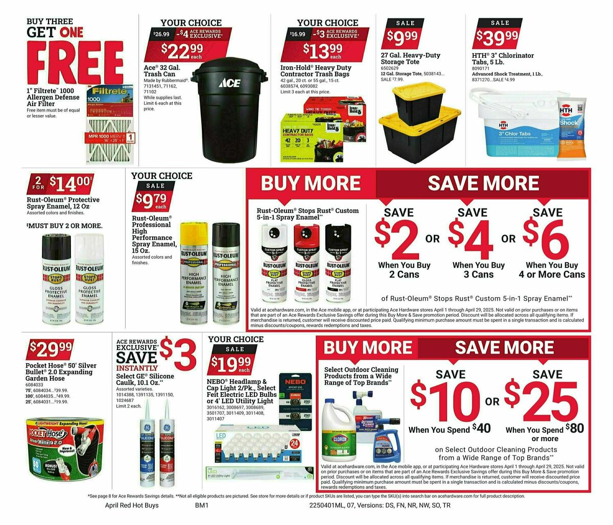 Ace Hardware Weekly Ad from April 1