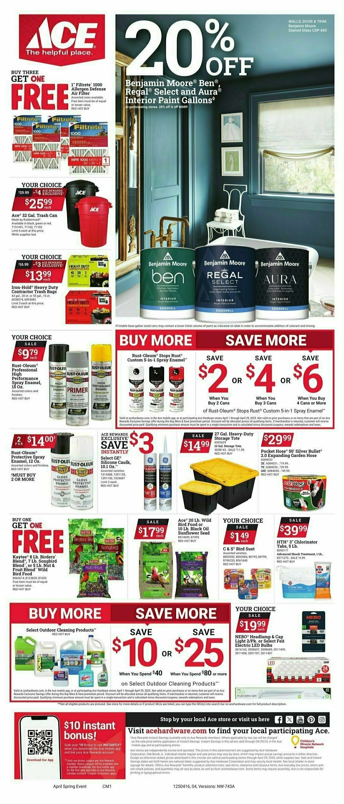 Ace Hardware Weekly Ad from April 16