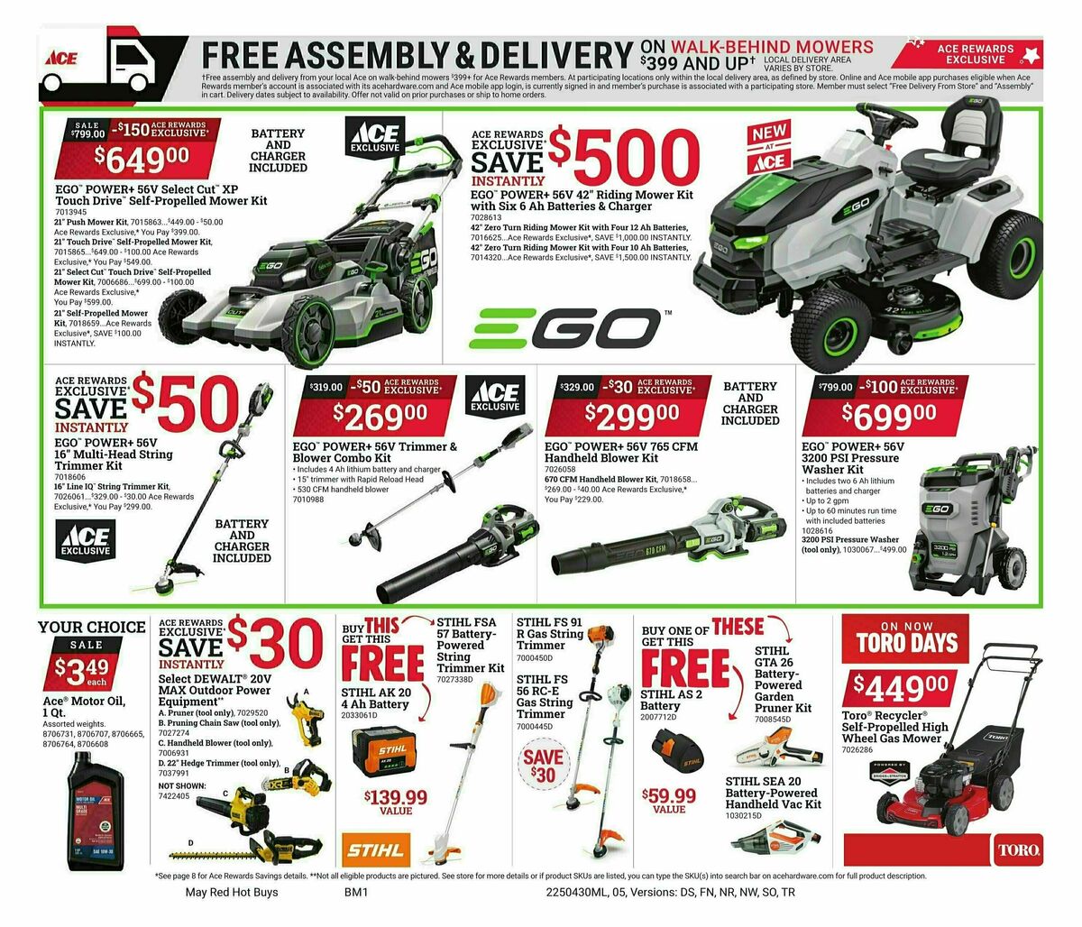 Ace Hardware Weekly Ad from April 30