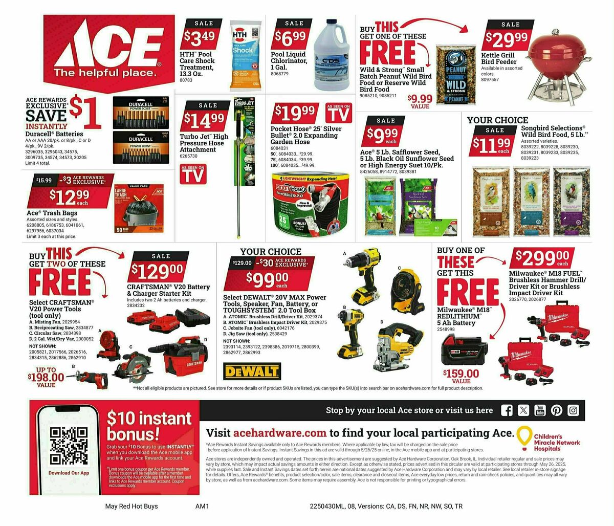 Ace Hardware Weekly Ad from April 30