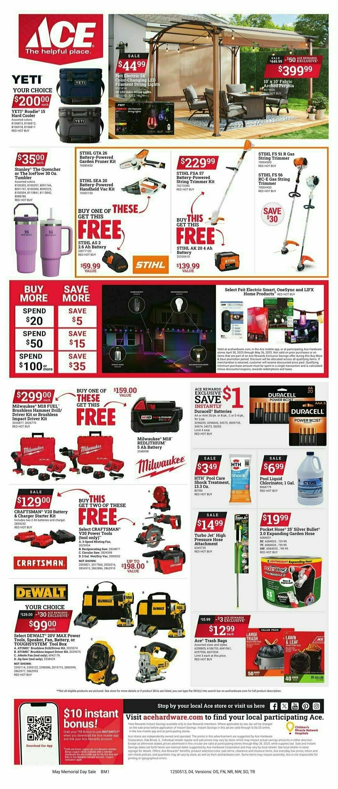 Ace Hardware Weekly Ad from May 13