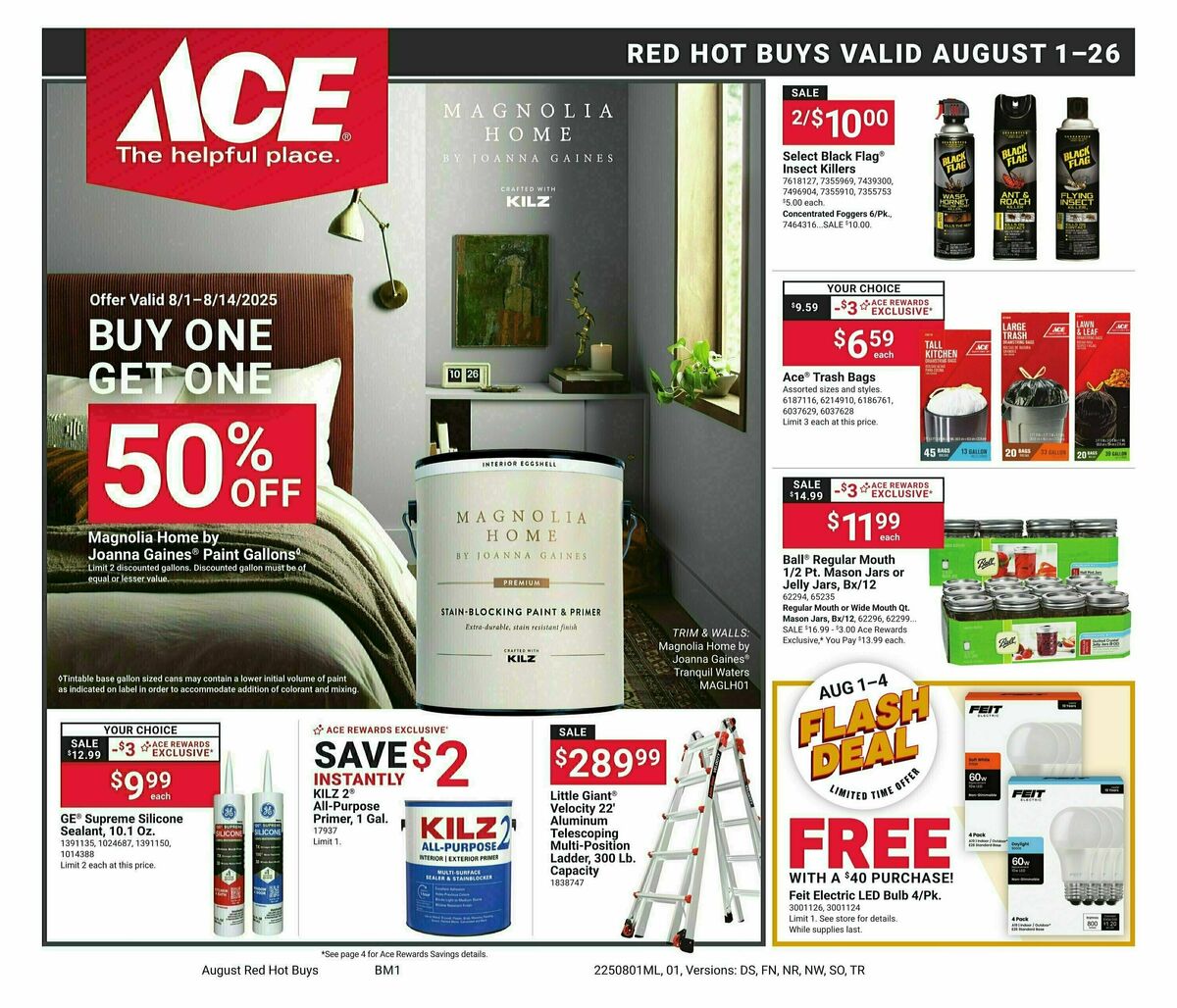 Ace Hardware Weekly Ad from August 1